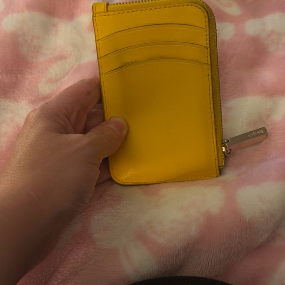 Kate Spade Yellow and Blue MetroCard Pouch - Picture 2 of 12